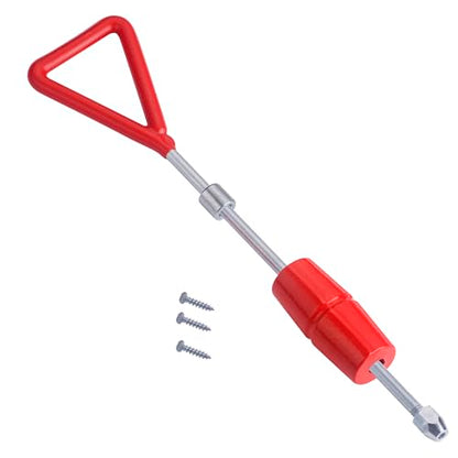 1 LB Dent Puller Slide Hammer Kit with 3 Screw Tips | Auto body sliding repair tool with one-piece shaft and handle for added strength