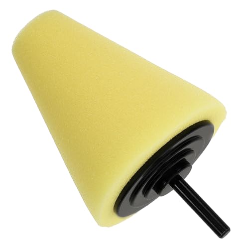 Conical Sponge Buffing Wheel Versatile Sponge Polisher Pad Polishing Kit with Easy to Install Design for Car Wheel Hub Cleaning and Maintenance for Automotive Use