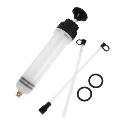Outanaya Manual Fluid Extractor Pump with Laborsaving Operation the Go for Engine Oil 200cc and Brake Fluid Transfer Portable Automotive Oil Change Tool