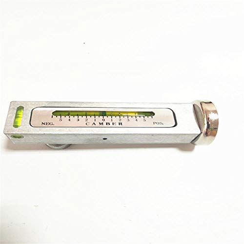 Four Wheel Alignment Magnetic Gauge Tool for Camber and Caster Angle Measurement, Adjustable Leveling Instrument with Range from - 5 to 5 Degrees, Attaches to Wheel Hub or Brake
