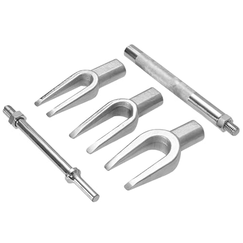 Ball Joint Separator - Car Ball Head Puller, Tie Rod End Removal Tool | 5 Piece Ball Head Puller Set with Fork Pry Tool, Ball Joint Removal Kit, Car Repair Tool with Case