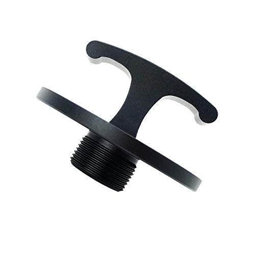 DOCA Aluminum Alloy-Oil Filter Plug Tool，Oil Filter Plug Cap Off Tool for Dodge Ram 05083285AA MO285 Turbo Diesel 5.9L 6.7L Cummins (Black) … - color: black