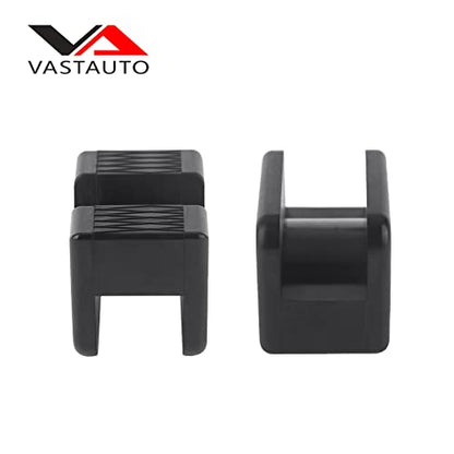 VASTAUTO Jack Rubber Pad Adapter,Jack Stand Universal Heavy Duty Rubber,Slotted Frame Rail Pinch Welds Protector Floor Jack Pad Adapter(4 Pack)