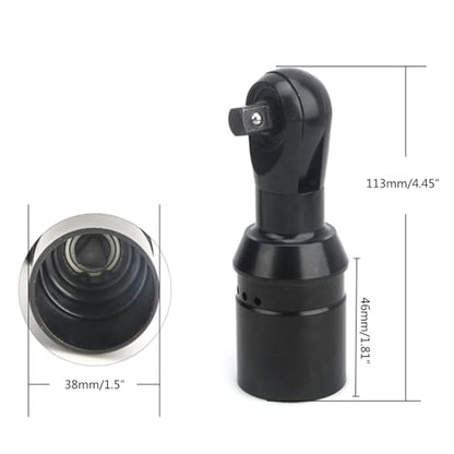 Industrial Electric Ratchet Head 3/8 Inch Square Drives For Cordless Ratchet Wrench Part Replacement Efficient Automotive Repair And Maintenance Tool