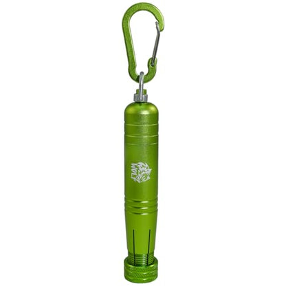 WOLF Metal Lumber Keel Crayon Holder | ½’’ Round or Hexagonal | Kio | Ambidextrous & Contoured Grip Handle | Construction Carpenter - color: Hi-Viz Lime