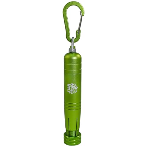 WOLF Metal Lumber Keel Crayon Holder | ½’’ Round or Hexagonal | Kio | Ambidextrous & Contoured Grip Handle | Construction Carpenter - color: Hi-Viz Lime