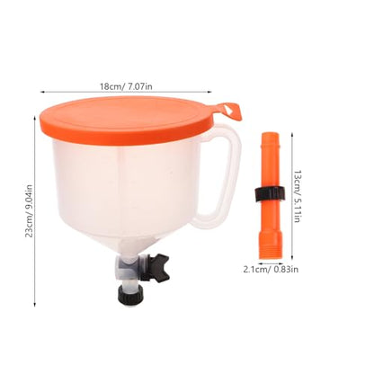 SOLUSTRE 1set Coolant Filling Kit Tools Radiator Funnel Kit Spill Filling Auto Coolant Flush Compatible