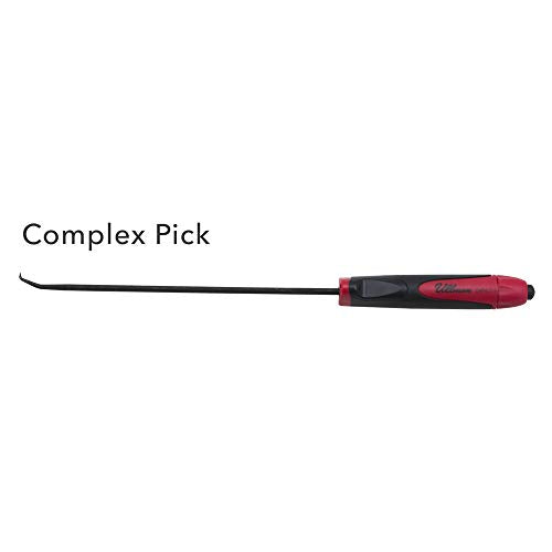 Ullman CHP4-LT 4-Piece Carbon Polished Steel LED Lighted Individual Hook and Pick Set, 9-3/4" Length