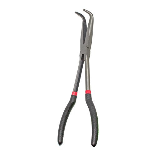 KING 11-Inch Long Reach 90-Degree Bent Long Nose Pliers