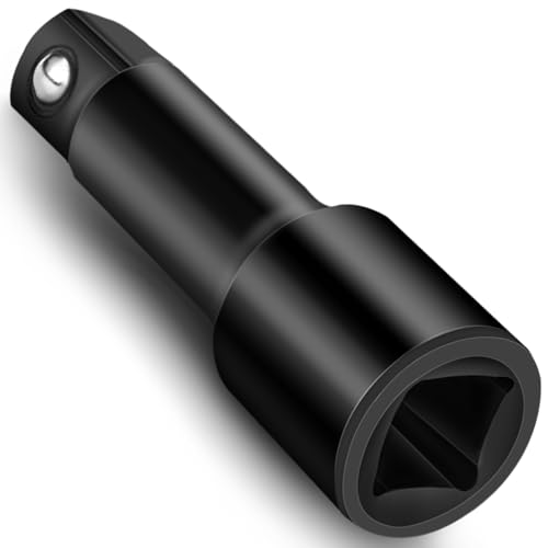 Topec 1/2" Drive Impact Extension Bar, for Flip Lug Nut Extractor Socket, 3"