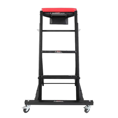 Top Automotive Creeper, Engine Creeper 48"-64", 400 LBS Capacity High Top Creeper | 4 Swivel Caster Wheels, Adjustable Height Foldable Creeper for Home Garage Workshop Repair Maintenance