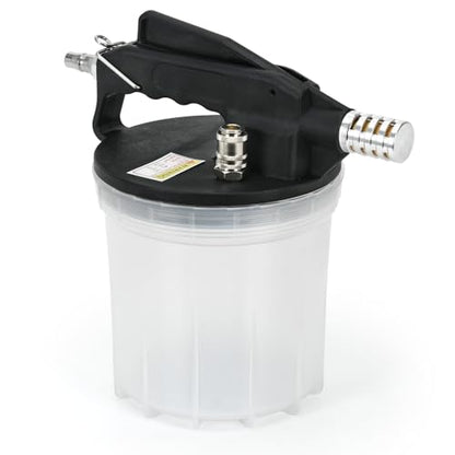 2L Brake Bleeder Vacuum Pump Kit with 1L Refilling Bottle and 2 Silicon Bleed Hoses and 16pcs adapters,One Person Pneumatic Brake Fluid Bleeder Kit Suitable for Most Brake Mast Cylinder - size: 2L+adapters