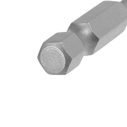 uxcell 3 Pcs H6 (6mm) Ball End Screwdriver Bits, S2 Steel Magnetic 5.1 Inch Long Drill Bit with 1/4 Inch Hex Shank - size: H6