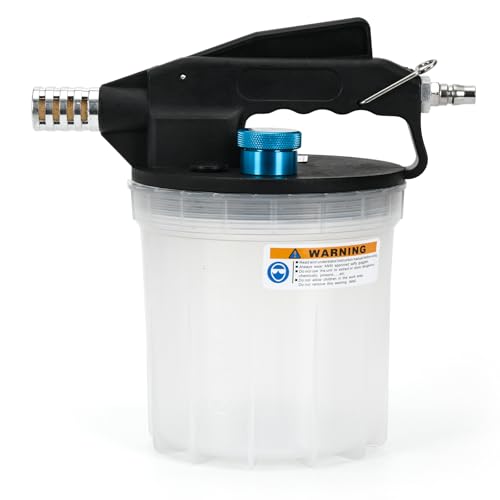2L Brake Bleeder Vacuum Pump Kit with 1L Refilling Bottle and 2 Silicon Bleed Hoses,Pneumatic Brake Fluid Extractor Suitable for Most Brake Mast Cylinder - size: 2L