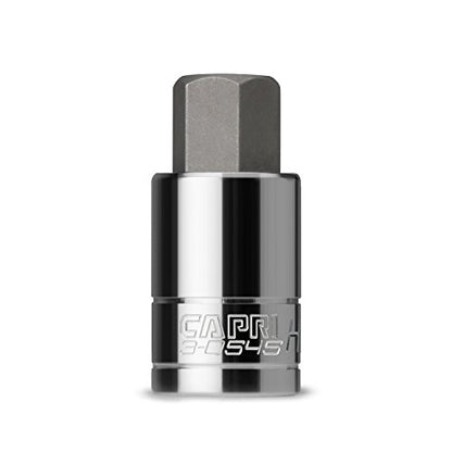 Capri Tools 3-0545 17 mm Hex Bit Socket, 1/2-Inch Drive, Metric - size: 17 mm, 1/2-Inch Drive