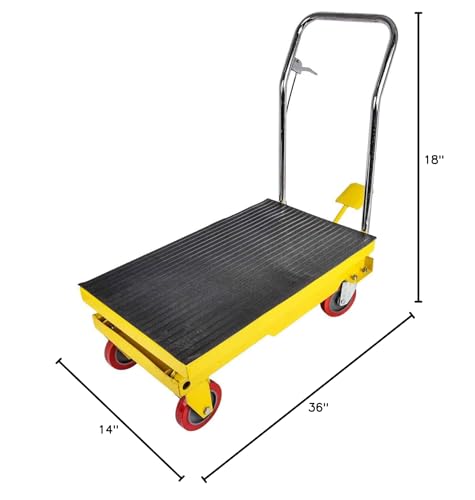JEGS Hydraulic Lift Cart [1100 lb. Capacity]