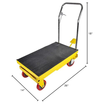 JEGS Hydraulic Lift Cart [1100 lb. Capacity]