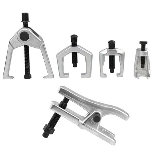 5-in-1 Front End Service Tool Kit Ball Joint Separator Pitman Arm Puller Set Tie Rod End Removal Tools Compatible With Car and Light Truck