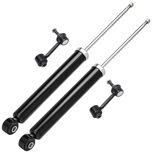 Detroit Axle - Rear Shock Absorbers + Sway Bar End Links Replacement | for 2012-2018 Volkswagen Jetta - 4pc Set - size: 4AS47103/shock kit