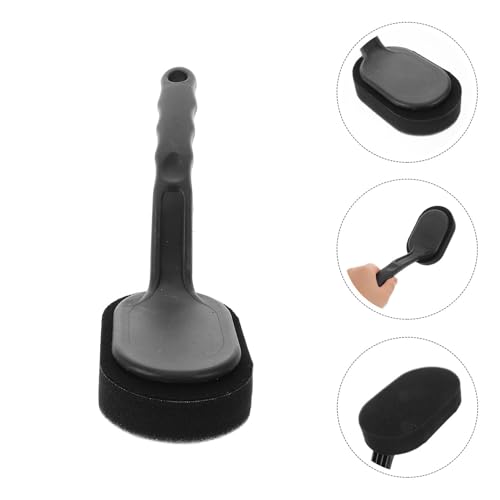 Car Waxing Brush Set with Replaceable Sponge Pads for Tire Polishing, 6pcs Tire Shine Application Kit for Car Detailing and Cleaning Tools
