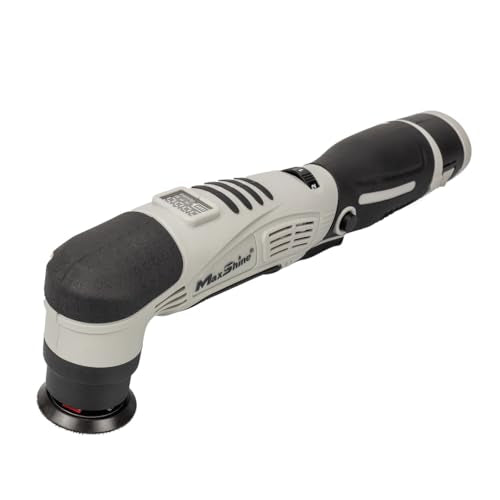 Maxshine Professional Mini Cordless Polisher (M0312 V2) Kit - Portable, Lightweight (1.93 lbs), 6-Speed DA/Rotary Polisher for Auto Detailing, Scratch & Swirl Repair, Paint Protection, Gloss & Shine