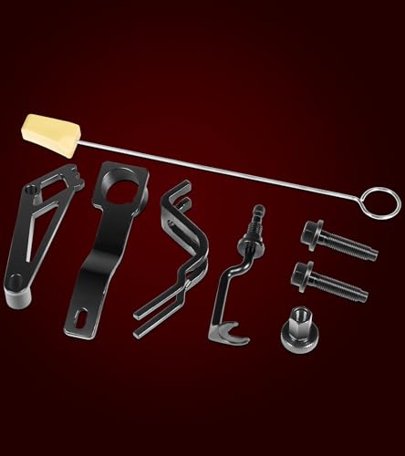 Timing Belt Tools Set for Ford 4.6L, 5.4L & 6.8L 3V Engines, Including Cam Phaser Holder Tool, Timing Chain Locking Wedge Tool, Valve Spring Compressor Tool, Crankshaft Positioning & Pulley Bolt Tool