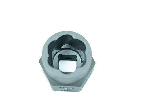 Century Drill & Tool 6 Piece Bolt Extractor Expansion Set 73426; aggressively grips damaged bolts and fasteners, impact ready socket adapter included - size: Expansion Set