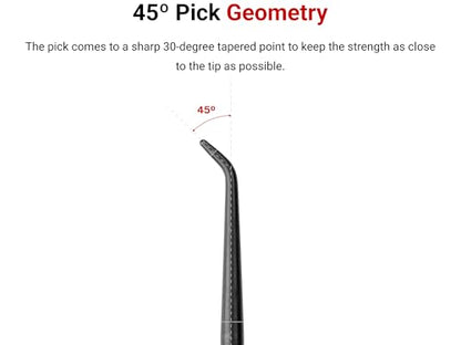 TEKTON 45-Degree Blunt Pick (1/8 x 3 in. shank) | PNH24102 | Made in USA - style: 45-Degree Blunt Pick