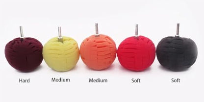 Car Polishing Foam Sponge Pad Cone Buffing Ball Waxing Kit Wheel Headlight(Mix 8pcs) - color: Mix 8pcs