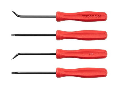 TEKTON 5/32 Inch x 6-1/2 Inch 50-Degree Mini Pry Bar | LRD82101 | Made in USA - size: 5/32 Inch 50-Degree