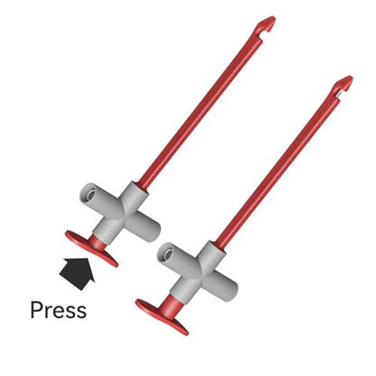 Goupchn 2PCS Multimeter Test Leads 4mm Banana Plug Male to Male | Puncture Probes, Wire-Piercing Test Clip Tool, For Multimeter Testing Automotive Car Repairing - style: P1033A