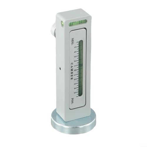 Adjustable Magnetic Camber Gauge Level Tool Aluminum Alloy Four-Wheel Alignment Measurement For Car Caster And Camber, White