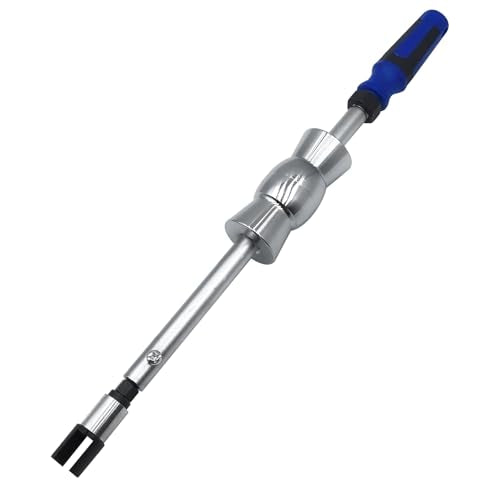Fuel Injector Puller Tool Kit Compatible with Ford EcoBoost 1.0, 1.5, 1.6, 2.0 2.3 3.5 3.7 GDI Petrol Engines, Slide Hammer Extractor Removal Set with Adjustable Puller Head