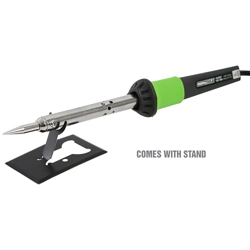 OEMTOOLS 24760 40 Watt Soldering Iron, Soldering Iron Kit for Electronics and Automotive Repairs, Pencil Grip Tool with Metal Stand, Stainless Steel Barrel, 55 Inch Power Cord - style: 40 Watt