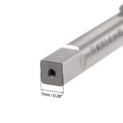 uxcell Metric Machine Tap Left Hand M12 Thread 1.5 Pitch H2 4 Flutes High Speed Steel Screw Thread Taps Tapping Tool - size: M12x1.5
