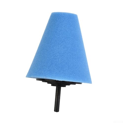 Cone Shaped Drill Polishing Pad for Car Wheels - Foam Buffer Attachment Auto Detailing Kit 72mm