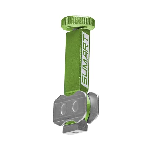 SUMART UBB-40 Universal Bleed Block for Hydraulic Disc Brake Maintenance, Piston Alignment Tool, Protects Ceramic Pistons, Fits Most Bike Brakes - color: Green