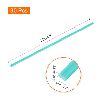 MECCANIXITY 30pcs 8 Inch Plastic Welding Rods PVC Welding Strips Welder Rods for Plastic Welder, Car Bumper, Kayak Repair, Green - color: Green, size: 8 Inch