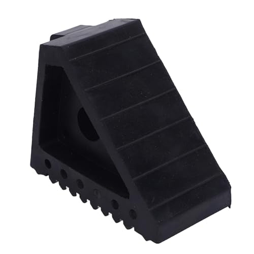 Tbest Heavy Duty Rubber Wheel Chock Weather - Anti Slip TIRE Block for Vehicle Parking
