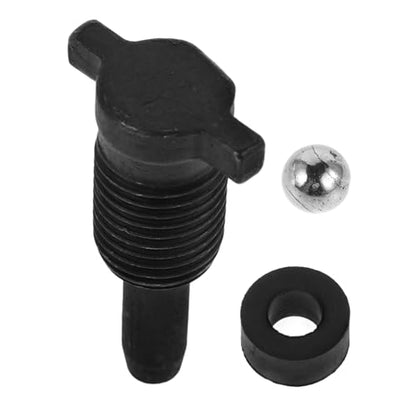 HEALLILY Vertical Jack Accessories Oil Return Valve Air Screw Oil Seal Ball Compact Hydraulic Jack Part for Automotive Repair and Construction Use