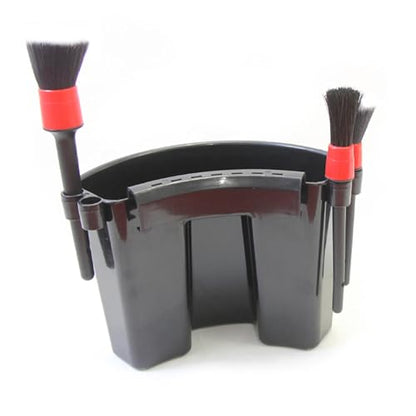 2pcs Car Detailing Bucket Organizer - Portable Auto Wash Tool Hanger, Black - color: Black