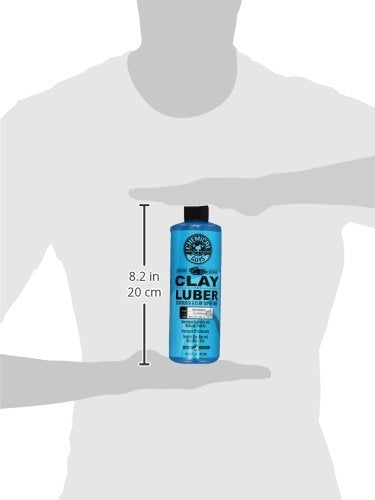Chemical Guys, Clay Block V2 & Clay Super Lube Kit for Paint Prep, 16 oz | Rubber clay block and lubricant glide over paint and glass to lift bonded grime, reusable and easy to clean - style: Clay Block + 16 oz