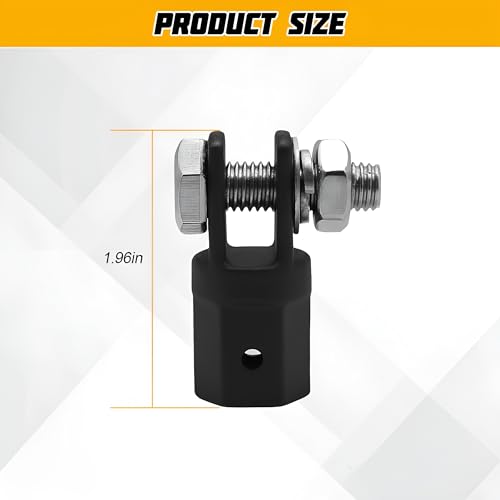 Zpana 1/2 Inch Drive Scissor Jack Drill Adapter Chrome Vanadium Steel | Suitable for 1/2 inch impact or 13/16 inch lug wrench, converts manual lifting, groove adapter design, auto repair tools