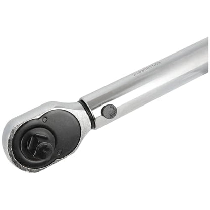 Performance Tool M238 Click Torque Wrench - 3/8 Drive, Adjustable 10 to 80 lbs ft. for Automotive Repair, Garage Maintenance, Chrome-Plated, Calibrated Torque Control