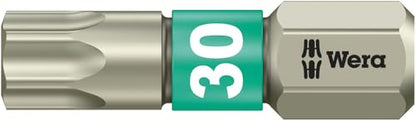 WERA 05071109001 Bit-Check 30 Stainless 1, 30 Pieces
