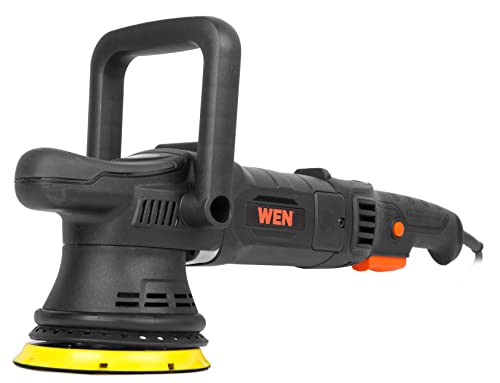 WEN Dual Action Polisher, 5-Inch Professional Grade, 8-Amp with Paddle Switch, 15mm Throw and LED Display (AA6158) - size: Corded 5-Inch