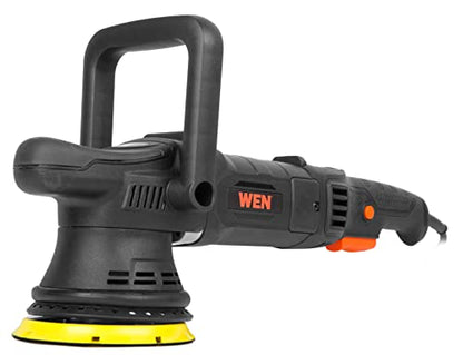 WEN Dual Action Polisher, 5-Inch Professional Grade, 8-Amp with Paddle Switch, 15mm Throw and LED Display (AA6158) - size: Corded 5-Inch