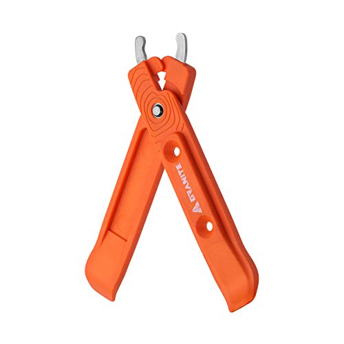 Granite Talon BIke Tire Levers with Bicycle Chain Master Link Pliers Function, Bike Chain Quick-Link Removing Tools, Bike Tool Kit for Mountain Bike, Road Bike, Bmx Bike (Orange) - color: Orange