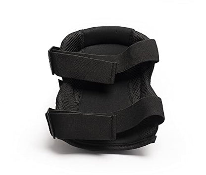 TSE Safety Heavy Duty Professional Knee Pads, Double Strap and Adjustable Clips Hex Pro Knee Pads for Work, Gel Cushion Premium Quality Kneeling Pads for Men and Women,Black Medium