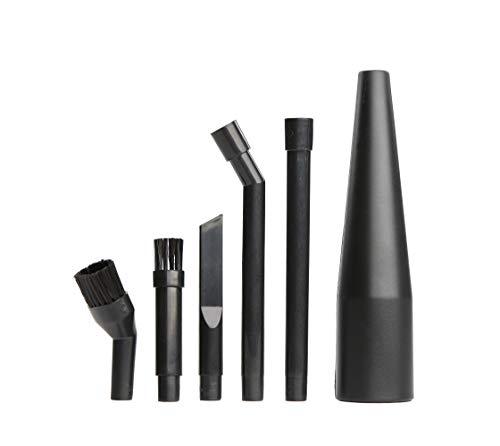 CRAFTSMAN CMXZVBE38668 1-1/4 in. 6-Piece Micro-Cleaning Vac Attachment Kit | Industrial-Grade Shop Vacuum Accessories for Intricate and Detail Cleaning, Fits 1-1/4 in. Hose Diameter - size: Micro-Cleaning Kit